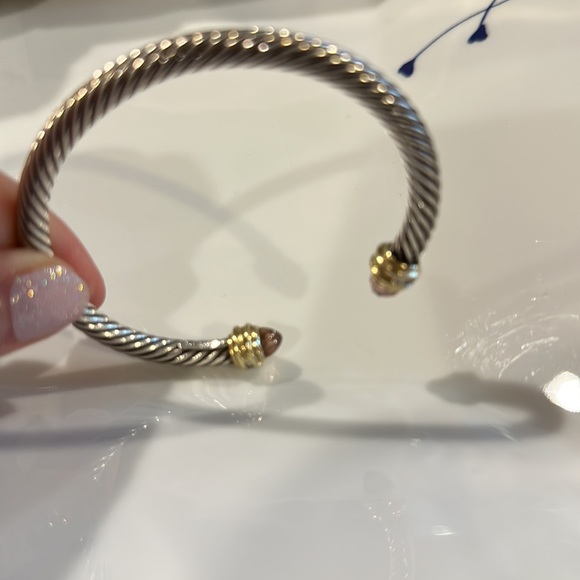 Authentic David yurman cable bracelet with diamonds - Picture 4 of 6